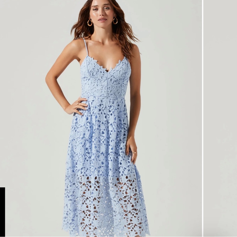 ASTR blue lace dress! Worn once!
